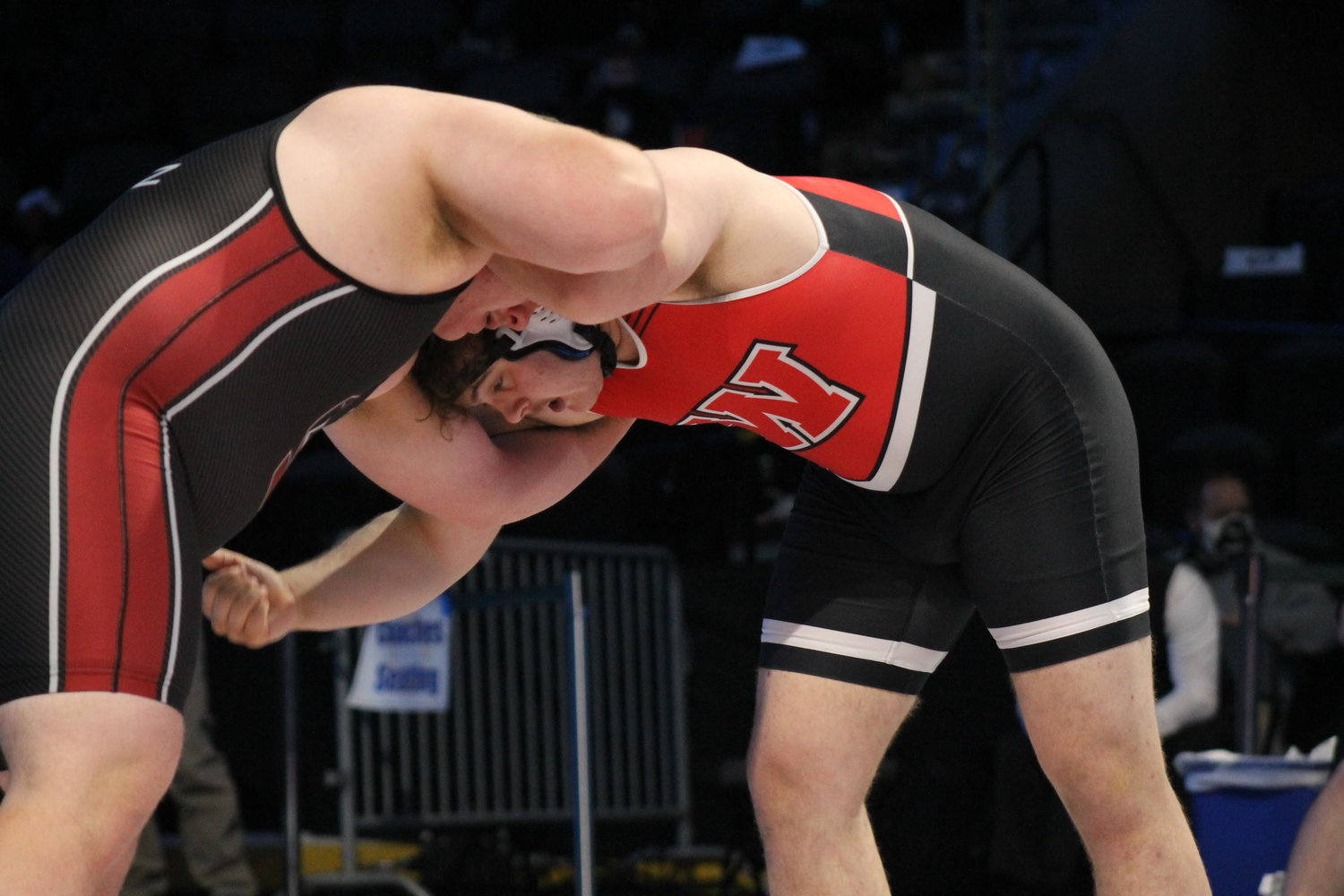 Warrensburg's Brendan Bromwell competes in MSHSAA State Wrestling